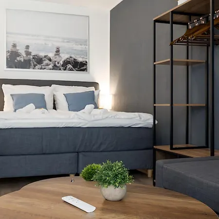 Federnest - Luxus-Studio - Kingsize Boxspringbett - Home-Office Mit Monitor Und Drucker - 11 Min Hbf Duisbourg Extérieur photo
