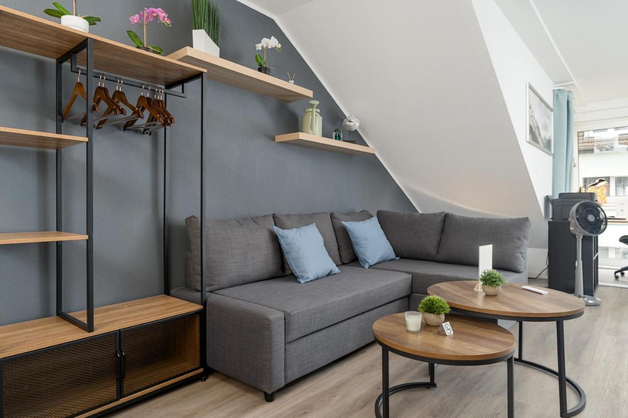 Federnest - Luxus-studio - Kingsize Boxspringbett - Home-office Mit Monitor Und Drucker - 11 Min Hbf Duisburg